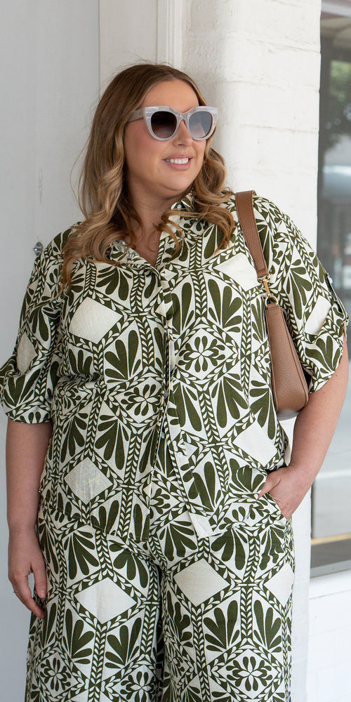 Sylvie shirt - olive