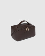 Ellis makeup bag - choc