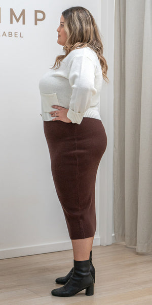 Tina skirt - coffee