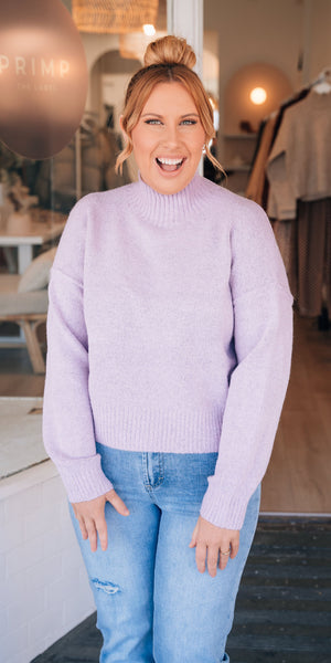 Natalia knit - lilac