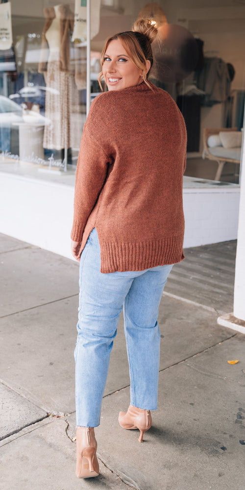 Sutton knit - rust