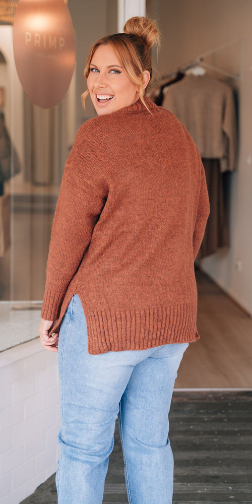 Sutton knit - rust