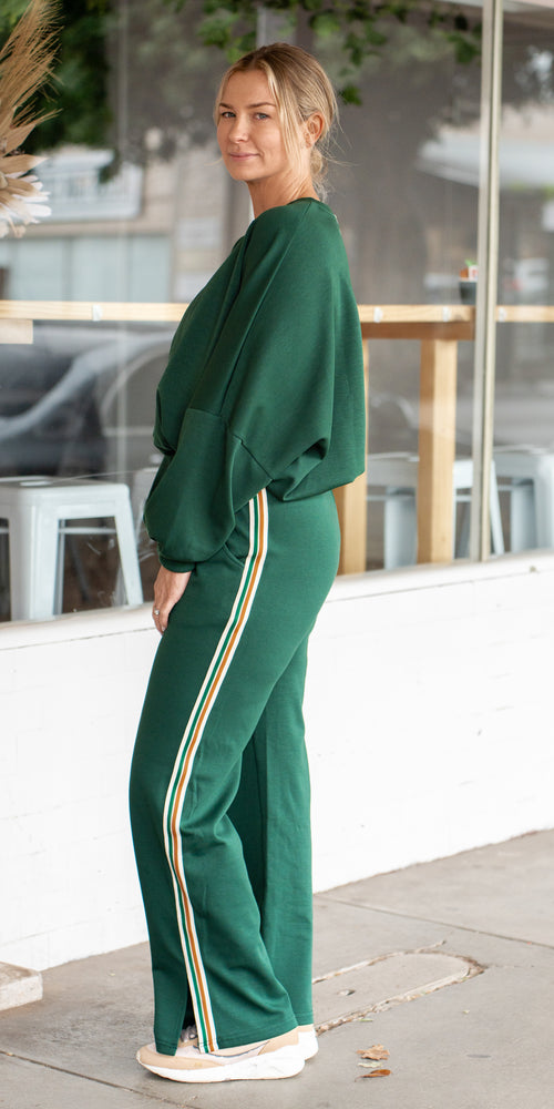 Bowie track pants - green