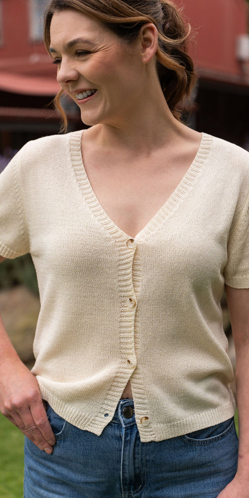 Jesse knit tee - butter