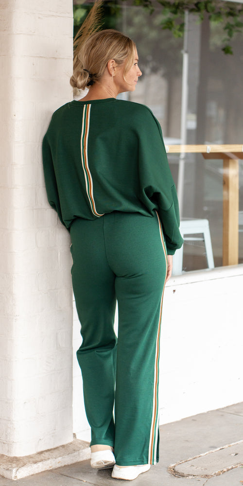 Bowie track pants - green