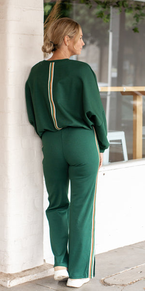 Bowie track pants - green