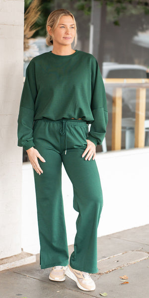 Bowie track pants - green