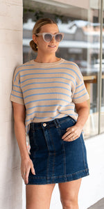 Elly knit tee - beige