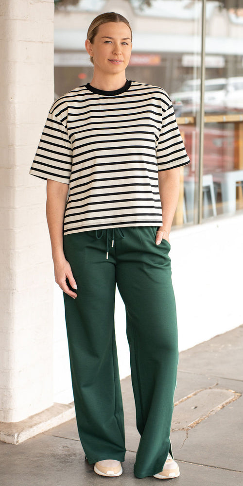 Blake tee - black/ivory