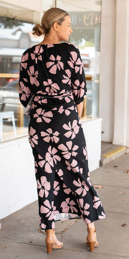 Noa skirt - black/pink