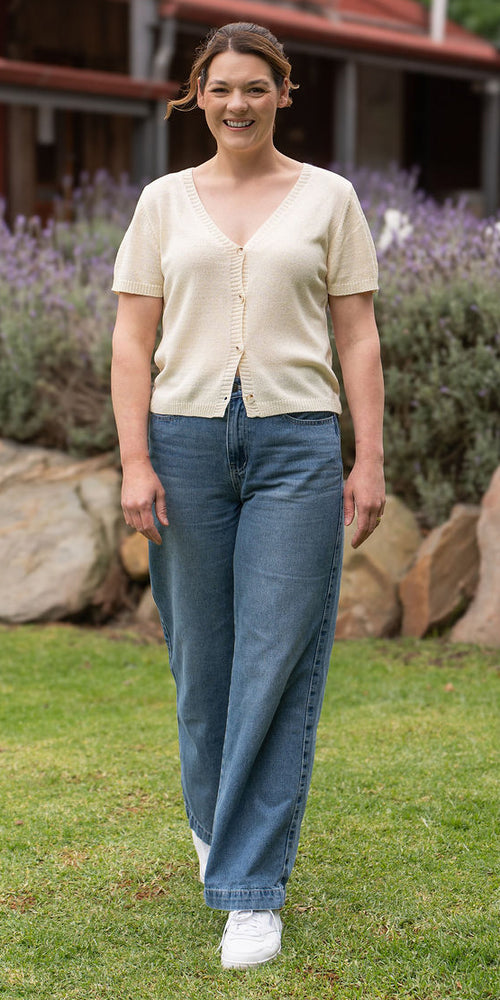 Jesse knit tee - butter