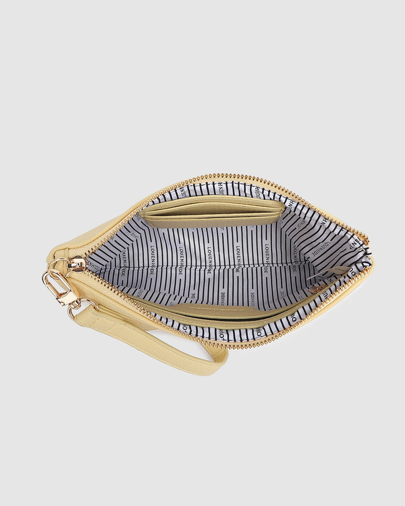 Mimi clutch - lemon