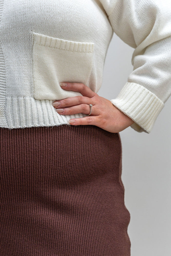 Tina skirt - coffee