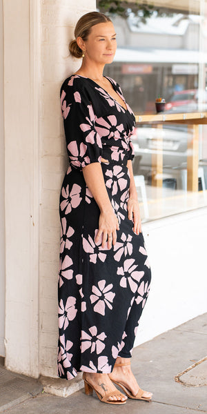 Noa skirt - black/pink