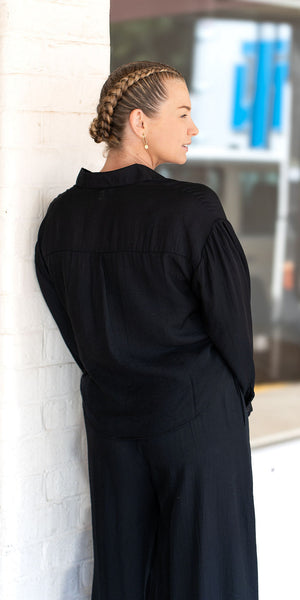 Paris top - black