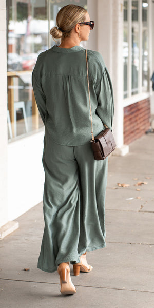 Paris pants - sage