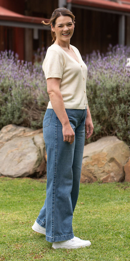 Jesse knit tee - butter