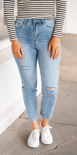 Taylor Mum jeans - blue