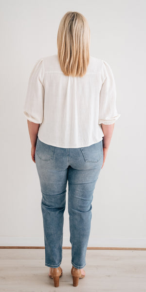 Olivia Mum jeans - blue