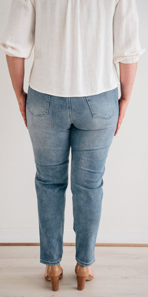 Olivia Mum jeans - blue
