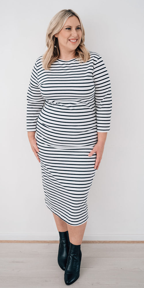 Gemma dress - stripe